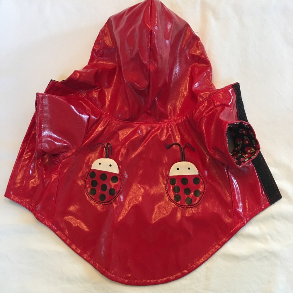 🐞World’s Cutest Red Ladybug Raincoat, EUC